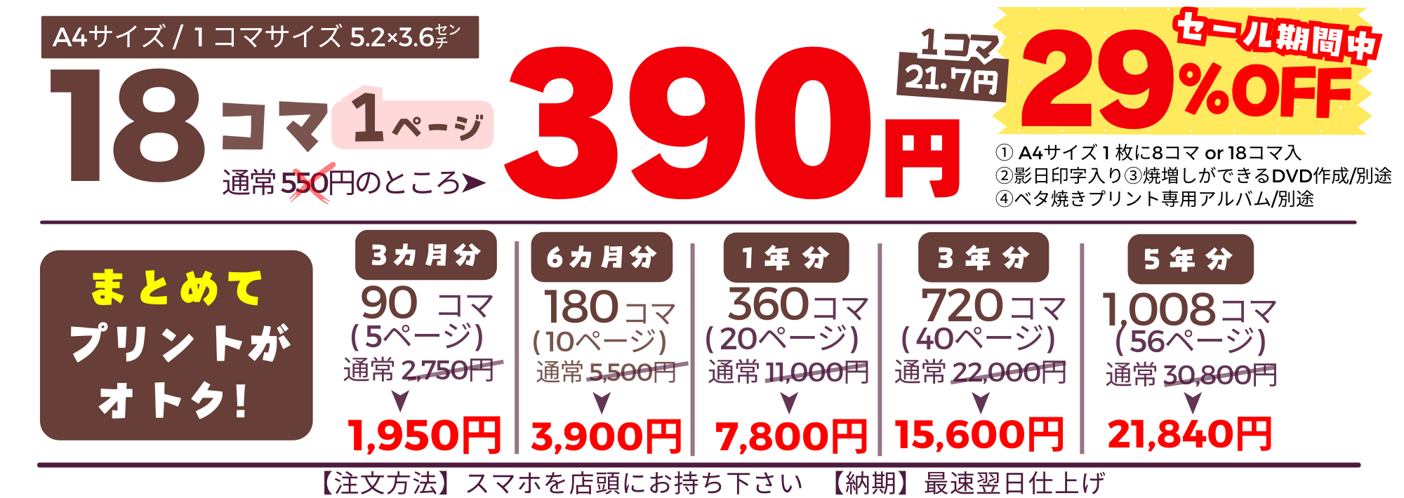 ベタ焼きの実物例